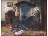 Auf Brautschau by Hans von Bartels, gouache, sold Mar 2023