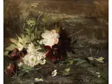 Seerosen by Geraldine Jacoba Bakhuyzen van de Sande, oil on canvas, offered Jun 2021