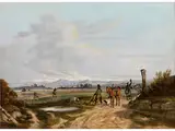Jagderfolg by Lorenzo Quaglio the Younger, oil on canvas, offered Mar 2015