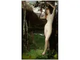 Mädchenakt an Einem Baum vor Einem Teich by Henri Gervex, oil on canvas, offered Sep 2015