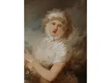 Porträt Einer Jungen Frau by Heinrich Füger, oil on canvas, offered Sep 2019