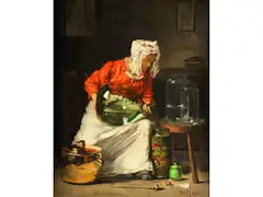 Untitled by Joseph Bail, oil on canvas, offered Dec 2019