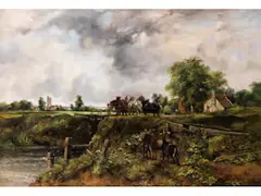Auf dem Stour by Frederick William Watts, oil on canvas, offered Dec 2025