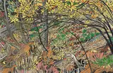 Tangled Undergrowth, Kluane by Edward William Godwin, oil on canvas, sold Sep 2022