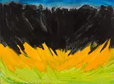 Awakening by Rita Letendre, 1987, gouache on paper, sold Sep 2022