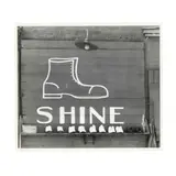 Shoeshine Sign in Southern Town by Walker Evans, Gelatin silver print, sold Jan 2025