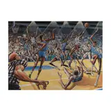 Chaos in Cameron by Ernie Barnes, Offset lithograph in colors, sold Jan 2025