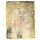 Femme en Rouge (Woman in Red) by Rufino Tamayo, Lithograph in colors, sold Jan 2025