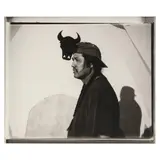 Philip June Chief Blackfoot, Heart Butte, Montana by Danny Lyon, 1998, Gelatin silver print, sold Jan 2025