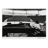 Jackson Browne, Soundcheck, Pine Knob, Michigan by Joel Bernstein, 1977, Gelatin silver print, sold Jan 2025