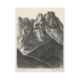 Waxenstein by Marsden Hartley, Lithograph, sold Jan 2025