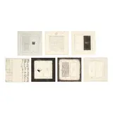 Burial Mound (Complete Suite of Seven Works) by Pat Steir, Each an etching in sepia on HMP handmade paper, sold Jan 2025