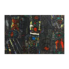 Metaphysical Transluscence by Joan Sonnenberg, Etching and aquatint in colors with metallic elements, sold Jan 2025