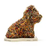 Hecho a Mano - Flower Puppy by Jeff Koons, Mixed-media multiple with dried flowers, sold Jan 2025