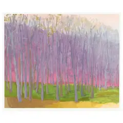 Aura by Wolf Kahn, Screenprint in colors, sold Jan 2025