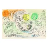 Le Concert by Marc Chagall, Lithograph in colors, sold Jan 2025