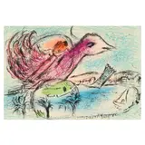 La Baie (The Bay) by Marc Chagall, Lithograph in colors, sold Jan 2025