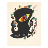 Galeria Maeght Barcelona by Joan Miró, Lithograph in colors, sold Jan 2025