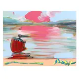 500: Sunset by Peter Max, Acrylic over print, sold Jan 2025