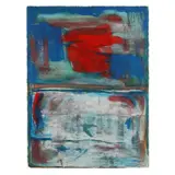 Freeing the Line by Nancy Tuttle May, Mixed media on paper, sold Jan 2025