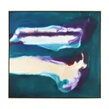 Depth of the Unknown by Nancy Tuttle May, Mixed media on canvas, sold Jan 2025