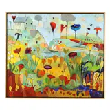 Bee Hive at Sunny Brook by Jane Filer, Acrylic and mixed media on canvas, sold Jan 2025