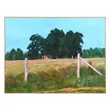 Untitled (Pasture Scene) by Henry Link, Acrylic on canvas, sold Jan 2025