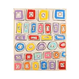 Large Colorful Grid Painting by Sam Ezell, Oil on canvas, sold Jan 2025
