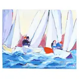Sailing, Sailing by Toni G. Cappel, Acrylic on canvas, sold Jan 2025