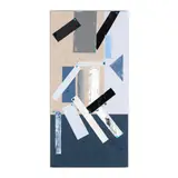 Switch by Debbie Robbins, Acrylic and mixed media collage on canvas, sold Jan 2025