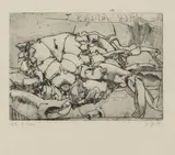 Ohne Titel by Horst Janssen, 1974, pencil, sold Jun 2020