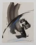 Ohne Titel (Abstrakte Komposition) by Jean Miotte, 1970, watercolor, sold Jun 2020