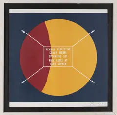 Remove Protective Cover by Rotella, 1970, lithograph, sold Jun 2020
