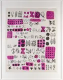 Wrapping Paper by Andy Warhol, 1950, watercolor, sold Jun 2020