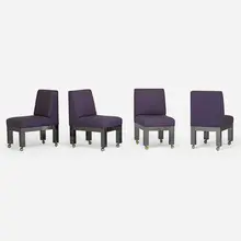 Four Cityscape Dining Chairs by Paul Evans, sold Jan 2017