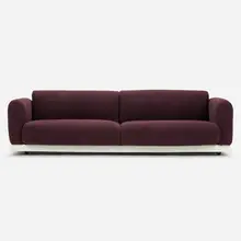 Gradual System sofa by Cini Boeri, 1971, molded and lacquered fiberglass, upholstery, sold Jan 2023