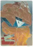 Lesendes Paar by Hans Erni, 1974, color lithograph, sold Sep 2025