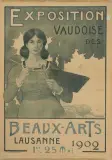 Exposition vaudoise des Beaux-Arts Lausanne 1902 by Emile David Turrian, lithograph, sold Sep 2025