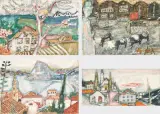 Vier Jahreszeiten by Alois Carigiet, 1968, drawing, sold Sep 2025
