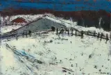 Paysage by Walter Mafli, 1973, mixed media, offered Sep 2025