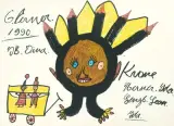 Gelber Wagen by Ida Buchmann, mixed media, offered Sep 2025