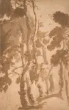 Baumstudie by Veneto, spätes 17.Jh., pencil, sold Jun 2025