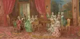 Das Konzert by Stephan Sedlacek, oil on canvas, offered Jun 2025