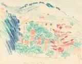Landschaft bei Nervi by Vaszary János, 1922, oil, sold Jun 2025
