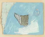 Immer ungestört by Klaus Baumgärtner, 1985, oil on board, offered Jun 2025