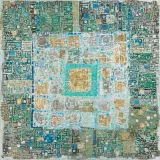 Ohne Titel by Jafar Rouhbakhsh, 1994, mixed media, sold Jun 2025