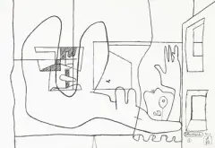 Chez soi... by Le Corbusier, 1960, lithograph, offered Jun 2025