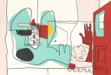 Chez soi... by Le Corbusier, 1960, color lithograph, sold Jun 2025