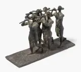 Flötenspielerinnen by Karl Ulrich Nuss, bronze, offered Jun 2025