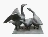 Drei Enten by Karl Ulrich Nuss, bronze, sold Jun 2025